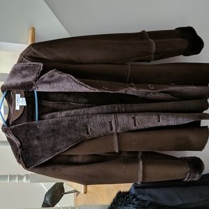 Alfani faux suede jacket